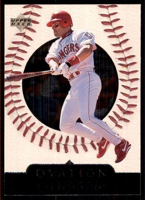 1999 Upper Deck Ovation #58 Ivan Rodriguez Texas Rangers - Image 1 of 2