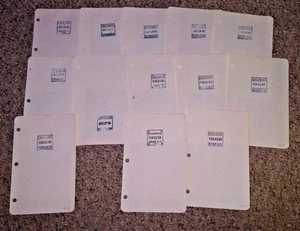 Vintage Railroad Ticket Dater Stamps CHICAGO MILWAUKEE ST PAUL PACIFIC RR set - Picture 1 of 3