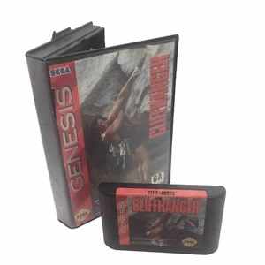Cliffhanger (Sega Genesis, 1993) Video Game Cartridge And Case Authentic - Picture 1 of 6
