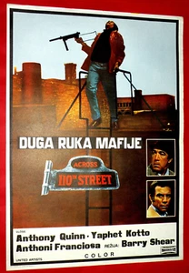 ACROSS 110th STREET 1972 ANTHONY QUINN BLAXPLOTATION B. SHEAR EXYU FILMPLAKAT - Bild 1 von 1