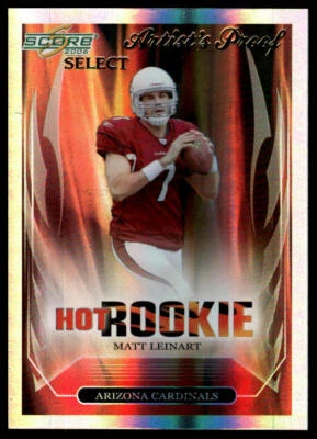 2006 Score Select #1 Matt Leinart Hot Rookies Artist's Proof #/32 - Image 1 of 2