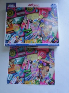 White Mountain 1000 piece puzzle, "80s girl" - Bonus poster included - Picture 1 of 2