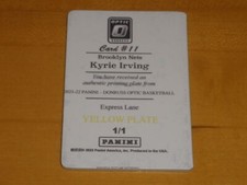 2021-22 Donruss Optic Express Lane #11 Kyrie Irving Yellow Printing Plate 1/1