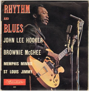 JOHN LEE HOOKER / BROWNIE McGHEE "RHYTHM AND BLUES" EP 1970 MUSIDISC VI 231 - Bild 1 von 4