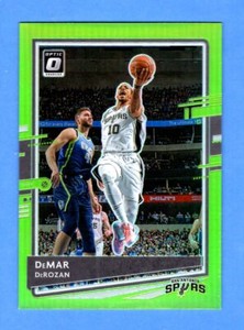  2020-21 Donruss Optic Lime Green #36 DeMar DeRozan Spurs /149