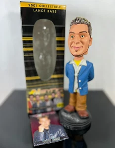 2001 Sammlerstück NSYNC LANCE BASS Bobblehead Puppe Best Buy exklusive offene Box - Bild 1 von 13