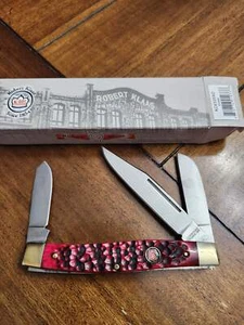Robert Klaas Red Jig Bone 4" Stockman KC6325RD - Picture 1 of 3