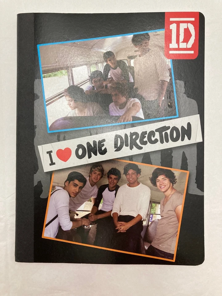 I Love One Direction Notebook 1D - Harry Styles - New with Stickers 2013 - Image 1 of 4
