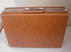 Rarest  Attache Case of All Time SAMSONITE CLASSIC III  Tan Deer  Leather - Picture 1 of 11