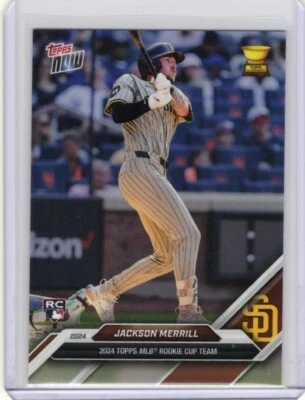2024 Topps NOW Rookie Cup Team Jackson Merrill RC-6 - Image 1 of 2