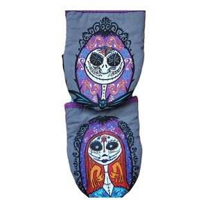 Disney Nightmare Before Christmas Sugar Skull Mini Oven Mits New - Imagen 1 de 4