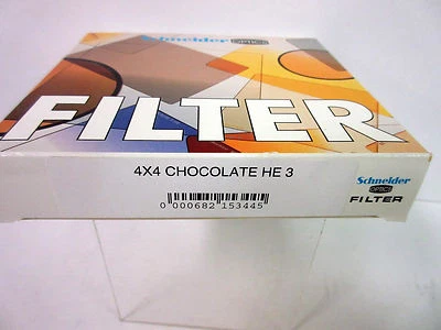New Schneider Optics 4x4" Chocolate Hard Edge 3 Graduated Filter  - Image 1 of 4