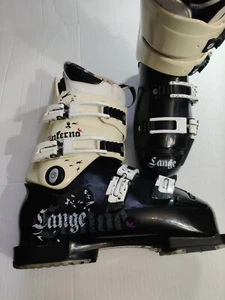 Lange SC1701 Alpine Ski Boots Woman Size 9 Inferno - Picture 1 of 10