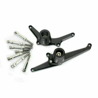 Protector deslizante de motor negro de aluminio para Honda CBR600RR CBR 600 RR 2013-2016 Foto 1 de 3