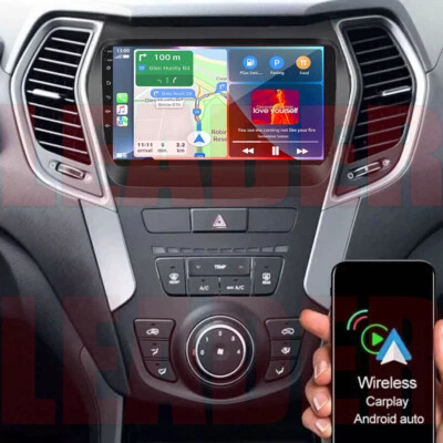 Carplay Android 13 para Hyundai Santa Fe 2013-2018 deportivo coche radio estéreo GPS DSP Foto 1 de 4