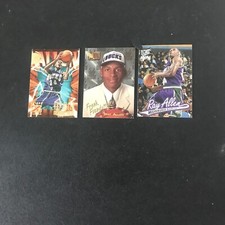 3 Ray Allen RC: Skybox Z Force- Fleer Metal Fresh Foundation- Fleer  Ultra