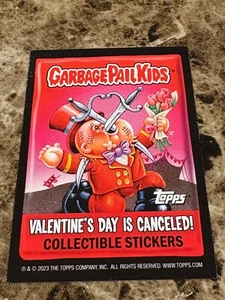 Garbage Pail Kids Valentines Day Is Canceled! Checklist - Picture 1 of 2