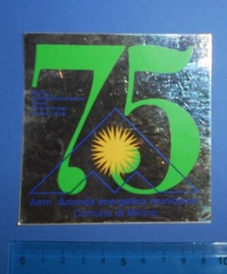 VINTAGE AUFKLEBER STICKER STICKER AUFKLEBER OLD SCHOOL AEM MILANO - Bild 1 von 1