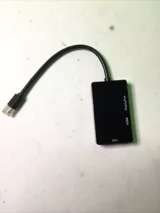 Mini DisplayPort Thunderbolt Male To DVI HDMI VGA Adapter Converter - Picture 1 of 4