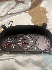 Honda Civic SiR 96-00 CDM EM1 M/T Amber Instrument Gauge Cluster Canadian RARE - Picture 1 of 5