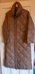 Ralph Lauren Padded Puffa Coat Ladies Size XS Size 8 Pre Worn Long - Picture 1 of 16