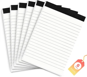 Small Notepads 4X6 for Office 6 Pack Pocket Note Pads 4X6 for Reminders and Note - Picture 1 of 12