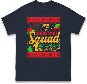 Camiseta Escuadrón de Navidad Invierno Vacaciones, Reno Año Nuevo Navidad Grupo Disfraz Regalo - Imagen 1 de 7