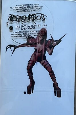 LADY GAGA-CHROMATICA DARK GREEN CASSETTE-RAIN ON ME-SEALED - Image 1 of 2