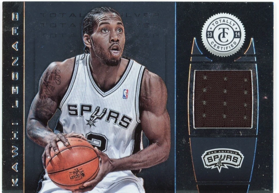 2013-14 Panini Totally Certified Kawhi Leonard Game Used Jersey #105 - Image 1 of 2