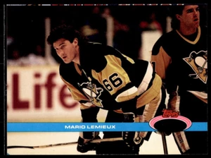 1991 Stadium Club SURDIMENSIONNÉ PAS D'OR Mario Lemieux ERREUR Penguins de Pittsburgh RARE ! - Photo 1 sur 4