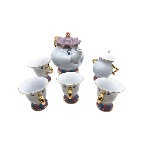 Tokyo Disneyland Beauty and the Beast Mrs. Potts and Chip Tea Set Cover