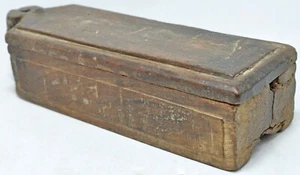 Antique Wooden Kitchenware Spice Box Original Old Hand Crafted - Picture 1 of 10