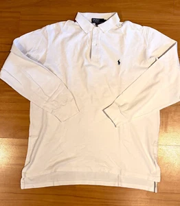 POLO RALPH LAUREN Slim Fit Mesh Langarm Hemd in Weiß L Large Neu & Ungetragen! - Bild 1 von 4