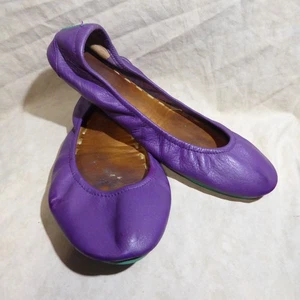 🩰 Tieks by Gavrieli Foldable Ballet Flats sz 9 Lilac Purple Nappa Leather - Picture 1 of 14