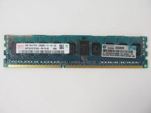 HP 647648-171 4Gb (1x4Gb) 1RX4 PC3-12800R DDR3 Memory 687459-001 zy - Picture 1 of 4
