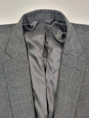 Blazer Lauren Ralph Lauren Marrón Gris Pata de Gallo 52r Poli Rayón Abrigo Deportivo Foto 1 de 4