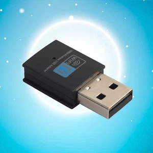 USB Adapter Network WiFi Antenna Transmitter Mini USB Router LAN - Zdjęcie 1 z 11