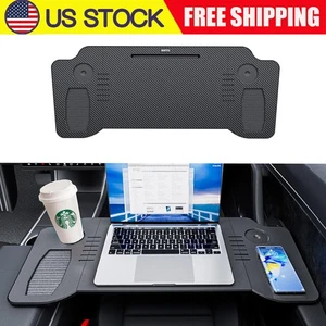 New Car Steering Wheel Tray Desk 2 Sided For Laptop Drink Food Work Table Holder - Foto 1 di 9