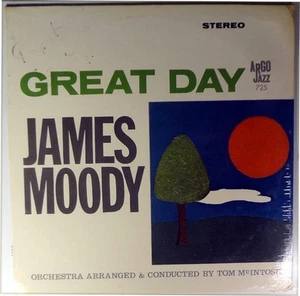 JAMES MOODY-GREAT DAY-ARGO JAZZ 725-FACTORY SEALED - Imagen 1 de 2