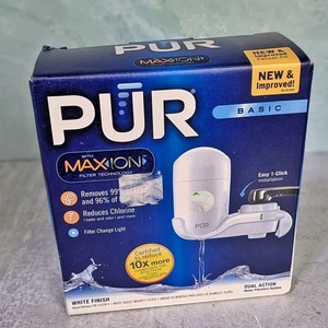 PUR  Water Filtration Maxion FM-3333B Classic Faucet Filtration System White NEW - Picture 1 of 4