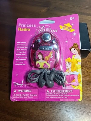 Auriculares De Colección Princesa Radio Disney Store Exclusivos FM Escaneo Automático NUEVO Foto 1 de 4