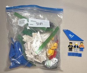 LEGO CITY: Passenger Plane - 3181 Complete Set Airplane Airport Jet