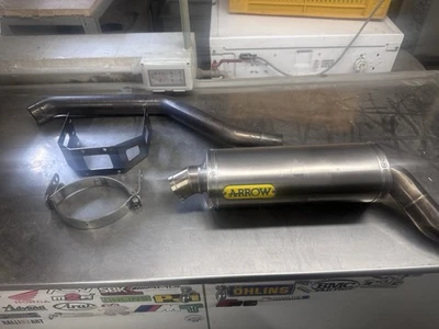 Scarico Arrow Kawasaki Ninja Race-Tech Alluminio Per ZX-6R ZX-6RR 636 2005-2006 - Immagine 1 di 4