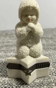 Snowbabies "Sweet Dreams" 68868 Hinged trinket box Christmas - Picture 1 of 11