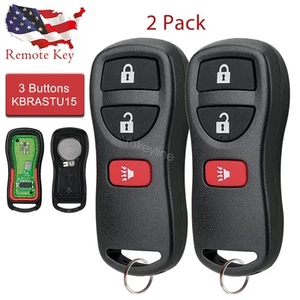 2 For 2002 2003 2004 2005 2006 2007 2008 Nissan Xterra Keyless Remote Key Fob - Picture 1 of 8