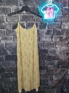 Maggie London Size 8 Spaghetti Strap Silk Empire Lined Floral Dress EUC!   [PT7] - Picture 1 of 13