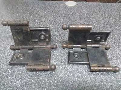 Antique c1920s Bank Vault Door Hinge Heavy Duty Double Action - Image 1 of 4