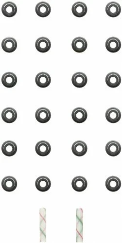 Juego de juntas de aceite de vástago de válvula de motor FEL-PRO SS72802-1 - 1993-2002 Ford 2,3 L 2,5 L V6 Foto 1 de 1