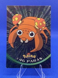 PARAS Pokemon 1999 Topps #46 Blue Logo TV Animation Edition Holo FOIL NM - Picture 1 of 4