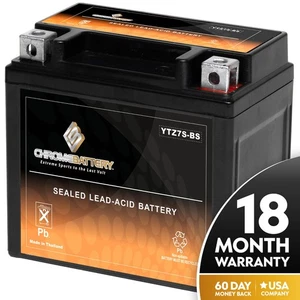 YTZ7S Battery for Honda TRX450R, CRF250L, TRX250X, CRF250X 06-13 ATV/Motorbike - Picture 1 of 7